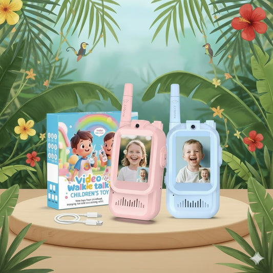 KidCom USB-C Rechargeable Video/Walkie Talkies